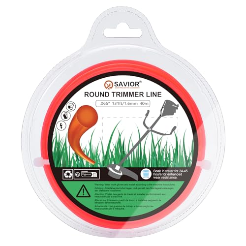 Savior 1.6mmx40M Strimmer Wire String Trimmer Line Nylon Cord Universal