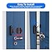 Window and Door Alarm When Opened (5 Pack) for Kids Safety/Home Security, Sliding Glass Front Door Opening Sensor Alarms for Dementia, 120dB Burglar Alert, Ideal for Business, Garage, Apartment, Black