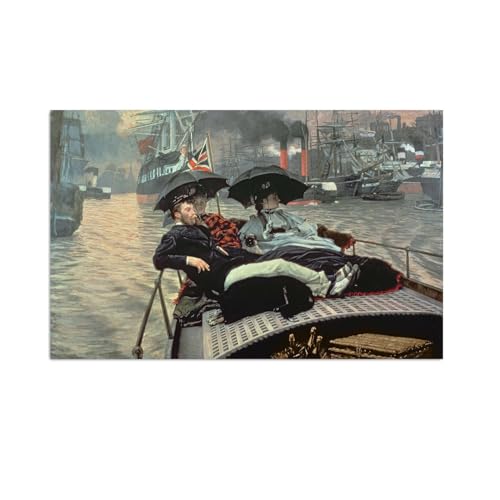 Peintures à l'huile de maître : toile James Tissot Chagrin haute définition 70x110cm