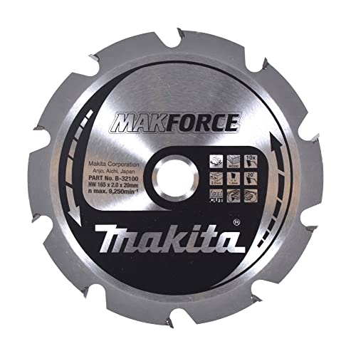 Makita B-32100 MAKFORCE TCT Saw Blade 165x20x10T