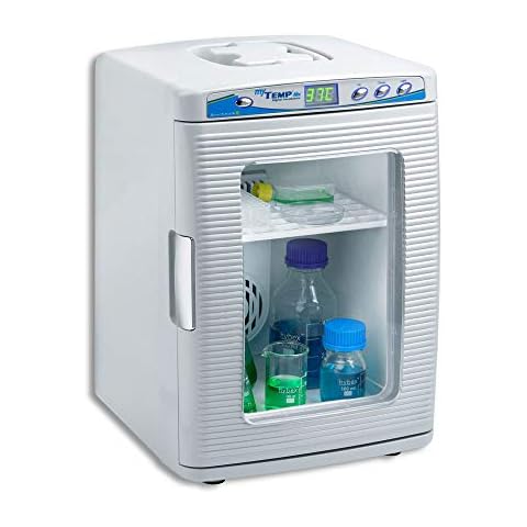Benchmark Scientific H2200-H MyTemp Mini Digital Incubator, 0.75 Cubic Foot/20L Capacity, Heat only, Ambient + 1 to 60 Degrees C Temperature Range, 100-240V, with US Plug Cover