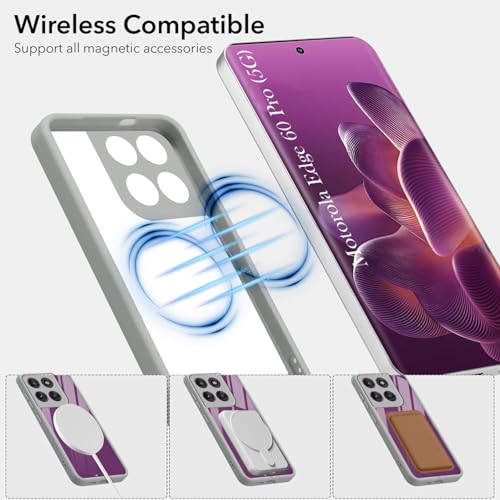 Image of Jkobi Ultra-Hybrid Back Cover Case for Motorola Moto Edge 60 Pro (Lifetime Anti Yellow | Anti Scratch | Crystal Clear Shockproof)