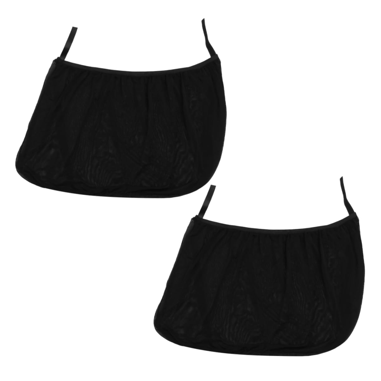 Cabilock 1 Pair Car Window Shades Elastic Design Sun Block Curtain Breathable Mesh Vehicle Sunshade Cars UV Protection Easy to Install Reusable