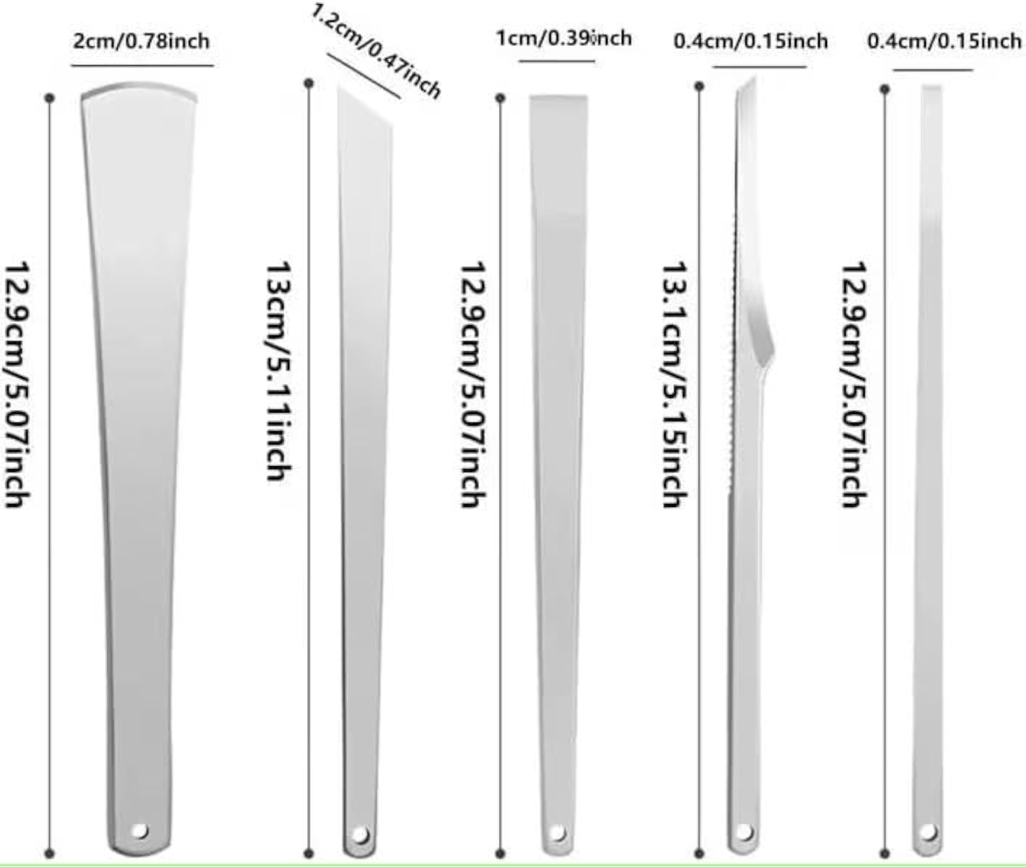 5Pc Foot Care Pedicure Knife Set