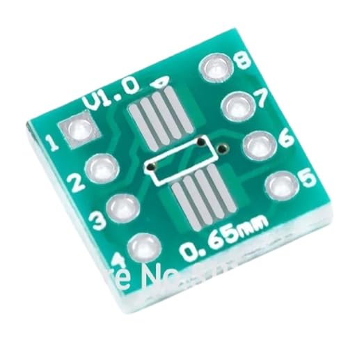 50pcs/5pc SMD to DIP Pin Adapter TSSOP8 SSOP8 SOP8 to DIP8 PCB SOP-8 SOP Transfer Board IC Test Plate 2.54mm 0.65mm 1.27mm Pitch New for Arrival 2025 High for Quality