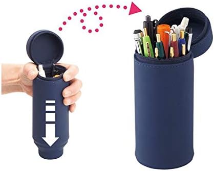 （まとめ） リヒトラブ SMART FITACTACT スタンドペンケース ネイビー A-7692-11 1個 【&times;5セット】 to