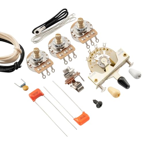 Musiclily Pro Guitarra Eléctrica Auto-Split DIY Kit de Electrónica para American Strat Style HSS con...