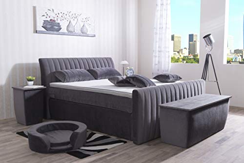 AUKONA Boxspringbett Anatolius 180x200, Farbe wählen und ändern, 7 Zonen...