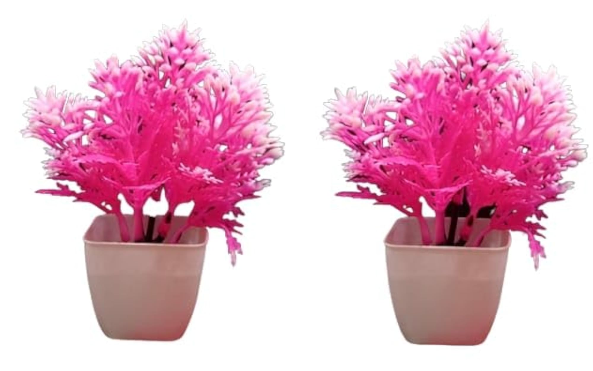 8 PCS Artificial Flower Pots, Multicolor
