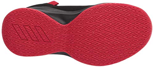 image for adidas unisex child Cross Em Up 5 Wide Basketball Shoe, Black/Gold Met