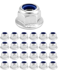 QWORK WD9950 25 Stück M8 Flanschmuttern