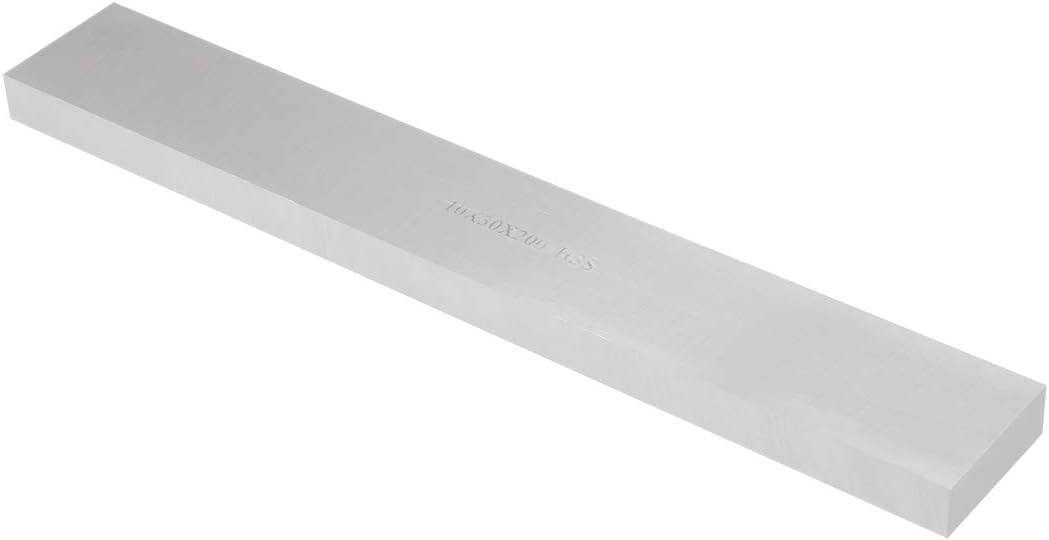 uxcell HSS Lathe Tool Bit 10mm x 30mm x 200mm, Square Lathe Turning