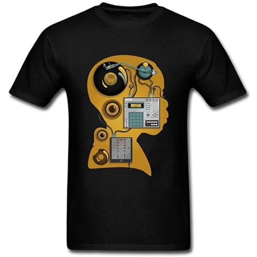 Photo de Men's J Dilla T-Shirt Graphic Unisex Black Tee Black 3XL