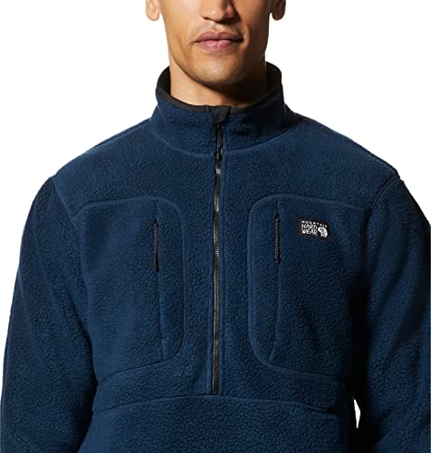 Image of Mountain Hardwear Men's HiCamp Fleece Pullover for Hiking, Travel, Backpacking, and Everyday Wear