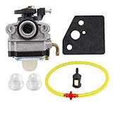 AISEN Carburetor for Cub Cadet SS 418 BC 509 ST 428 String Trimmer Carb Gasket Fuel Line Filter...