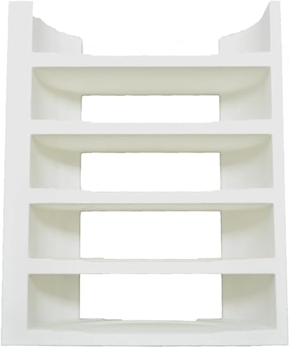 Estante organizador de tapa compatible con Yeti Rambler y vasos, organizador de 5 tapas para todos los tamaños, tapas de vasos, más almacenamiento