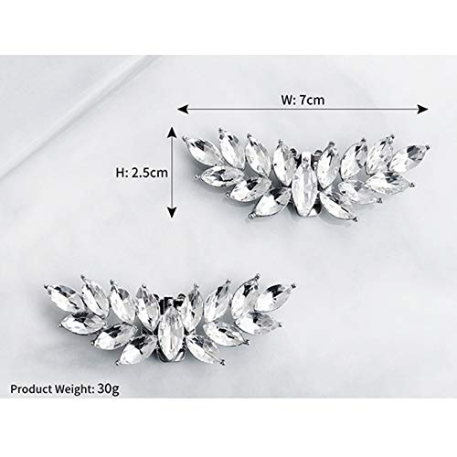 Clip di Strass di Cristallo Scarpe da Sposa da