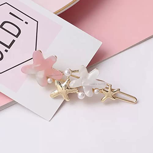 Image of Young & Forever Gift Special Fashion Celestial Stars Flower Butterfly Gold Plated Crystal Barrette Hair Clip /Pin Hair Accessories for women