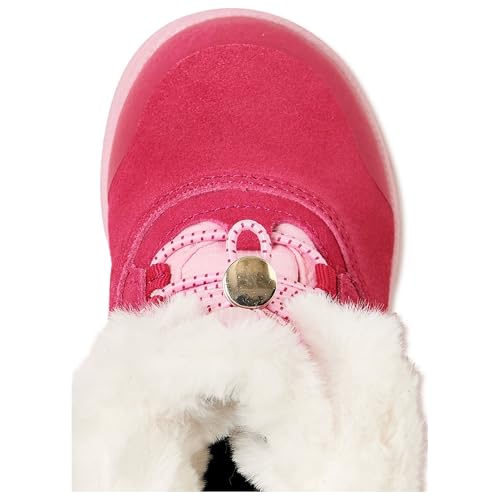 Memory Foam Waterproof Boots for Girls - Pink Rain Boots, Comfortable Water-Resistant Shoes.2