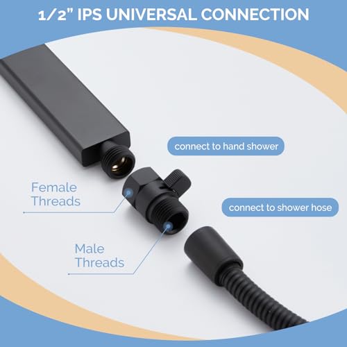 image for Angle Simple Shower Valve, Brass Water Flow Control Shut Off Valve for