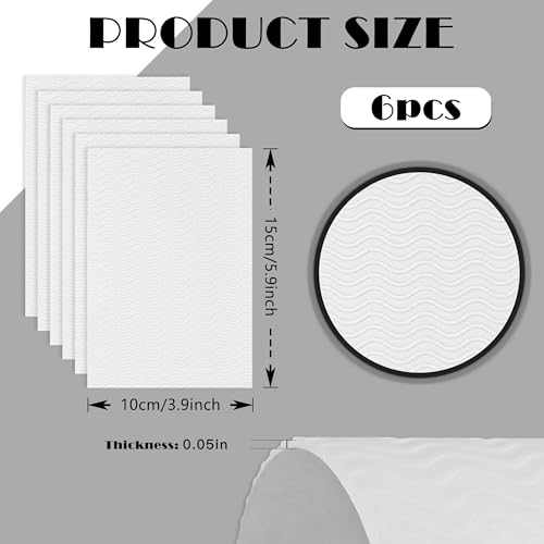 Image of 6 Pcs Shoe Sole Protector - Self-Adhesive Anti-Slip Grips for High Heels & Boots & Dress Shoes, Non-Slip Shoe Bottom Pads for Women (6 x 4 Inches, Clear)
