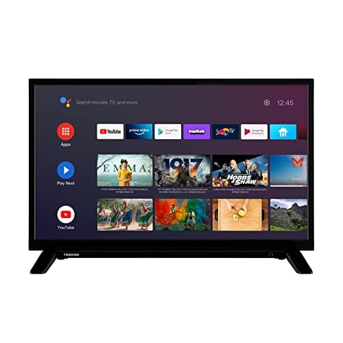 Toshiba 24WA2063DAX/2 24 Zoll Fernseher/Android Smart TV (HD Ready, HDR, Google Play Store, Google Assistant, Triple-Tuner, Bluetooth) [2023]