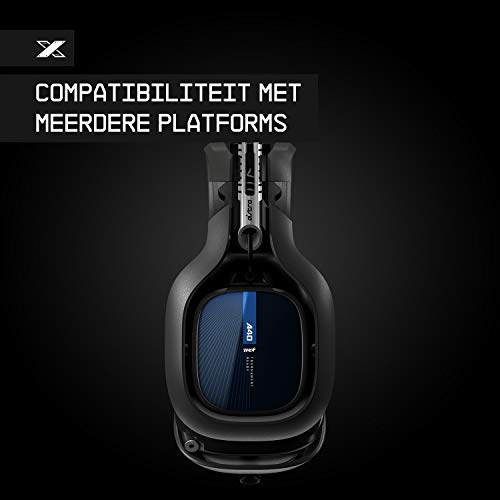 ASTRO Gaming A40 TR bedrade Gaming Headset, ASTRO Audio V2, Dolby ATMOS, 3,5 mm audio-aansluiting, verwisselbare microfoon, voor PS5, PS4, PC, Mac, Nintendo Switch, mobiele telefoon - Zwart/Blauw - Afbeelding 7