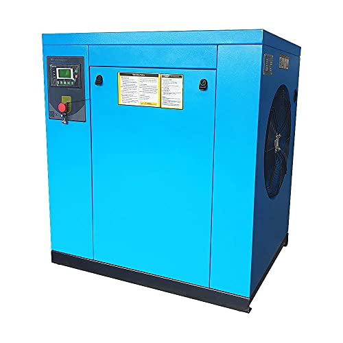 Hpdavv Rotary Screw Compressor - 15Hp / 11Kw - 46 Cfm & 150 Psi - 230 Voltage / 60Hz / 3-Phase - Npt 3/4" Industrial Air Compressed System With Built-In Oil Separator #TOP6