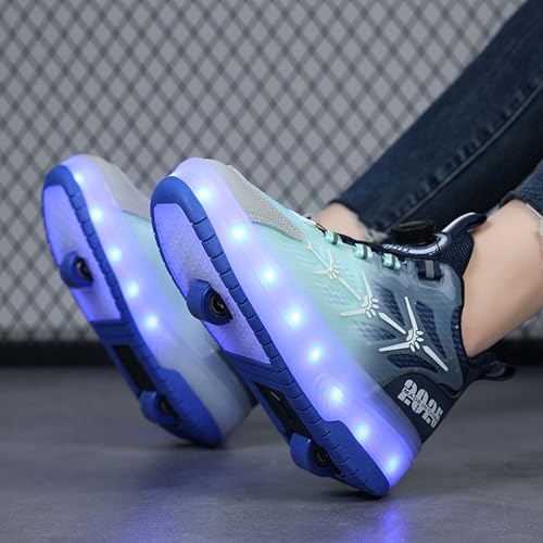 Children's Unisex Roller Skates Shiny Wheel Shoes Girls Shiny Roller Skates Sports Shoes Boys Rechargeable Sparkling Sports Shoes Gifts4