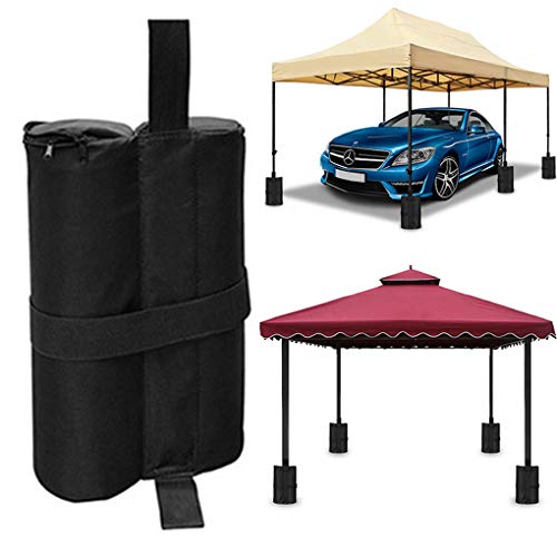 Sac de Sable pour Tente Tabiliser la tonnelle pavillon gazebo tente Parasol, pour Gazebo Tente Chapiteau Anchor Sac de Sable Lestage Fixation Sacs de Sable pour Tente de Camping Oxford avec Support