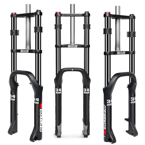Fourche à suspension Fat Tire Bike 20 pouces avec blocage rapide 9mm et débattement 180mm e-bike