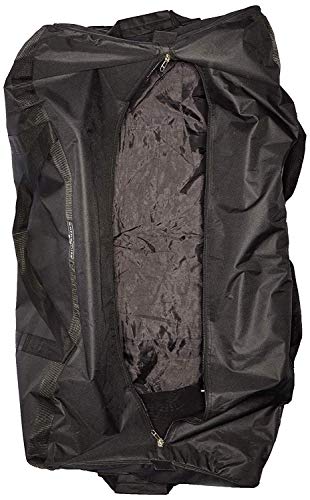 Gothamite 50 Inch Luggage Bag - Heavy Duty Duffle Bag- Zippered Packable Duffle Bag - Extra Large Carry Luggage bag for Sports, Camp, Travel, Military, Christmas Tree Bag - Black Color