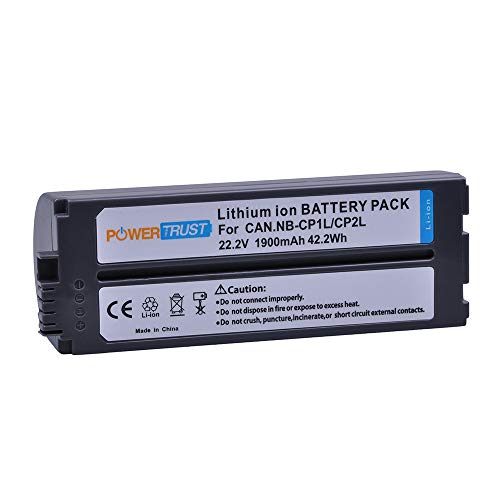 Batería para Canon SELPHY CP1200 CP1300 CP910 CP800 recargable de 1900 mAh 2