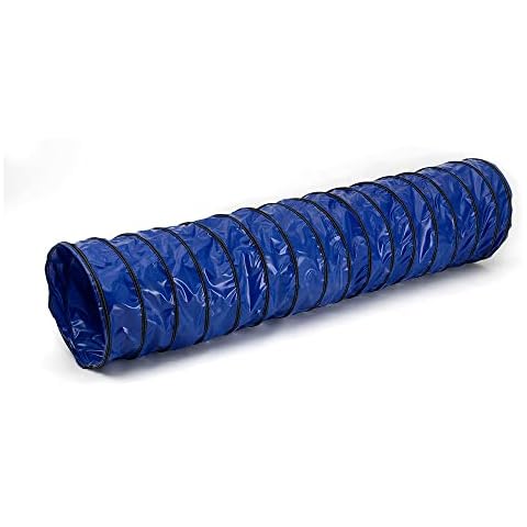 Blue Children's Activity Tunnel - 560mm diameter wide, 3m Length, Strong and Flame Retardant Pop Up Play Tunnel, Indoor or outdoor kids Portable Play Tunnel Cover