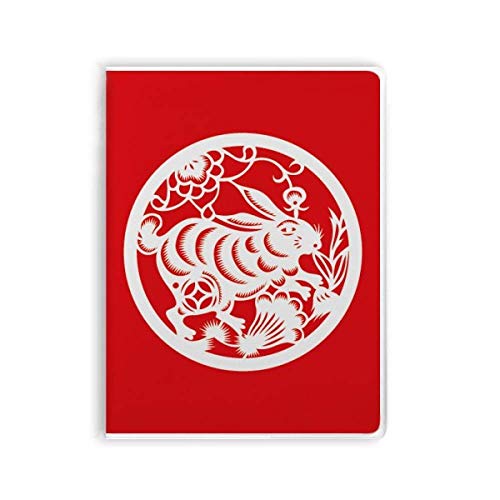 Carnet de notes lapins en papier chinois et couverture souple pour écriture