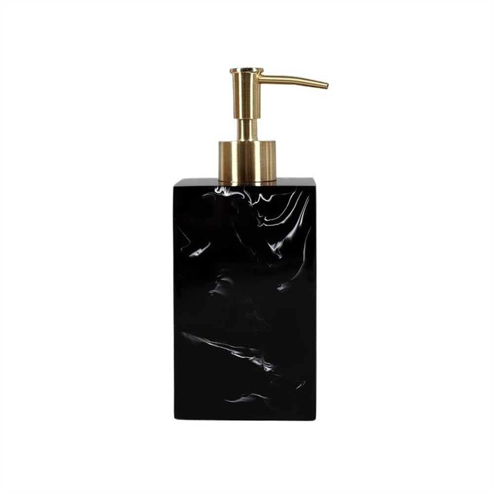 Cyairong-22 Black Soap Dispenser Lotion Dispenser Bottle 500Ml Large Capacity Hotel Shower Gel Shampoo High-Grade Soap(Black)