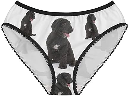 Spanish Water Dog Panties, Spanish Water Dog Underwear, Briefs, Cotton Briefs, Funny Underwear, Panties For Women