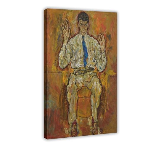 Egon Schiele impression sur toile : le tableau idéal pour la décoration de votre salon