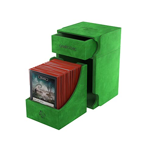 Gamegenic- Watchtower 100+ Xl Green-Scatola Per Mazzi, GGS20106ML - 2