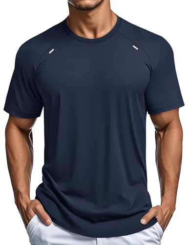 MAGCOMSEN Men's Short Sleeve Moisture Wicking Shirts...