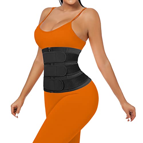 Image of Women Waist Trainer Cincher 3 Straps Tummy Control Body Shaper