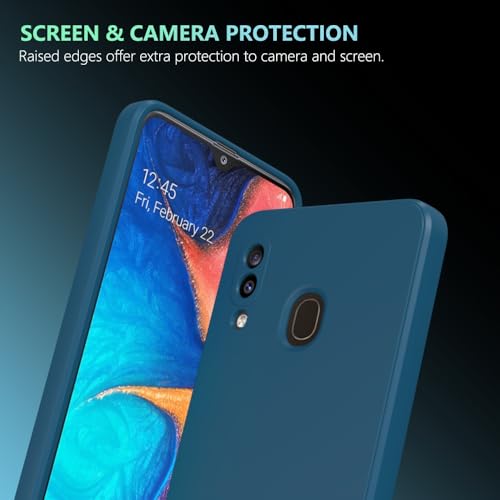 Image of for Samsung Galaxy A20 Case Dark Blue, A30 Case Scratch Resistant with Soft Touch, Slim Thin Phone Cover for Samsung Galaxy A20 A30