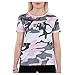 Produktbild Alpha Industries New Camo Basic Damen T-Shirt Schwarz/Weiß/Pink L