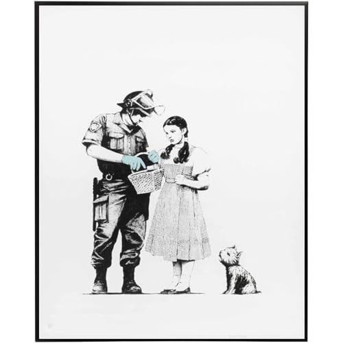 Graffiti tableau toile pour le salon Banksy Dorothy, peinture murale moderne 50x70cm