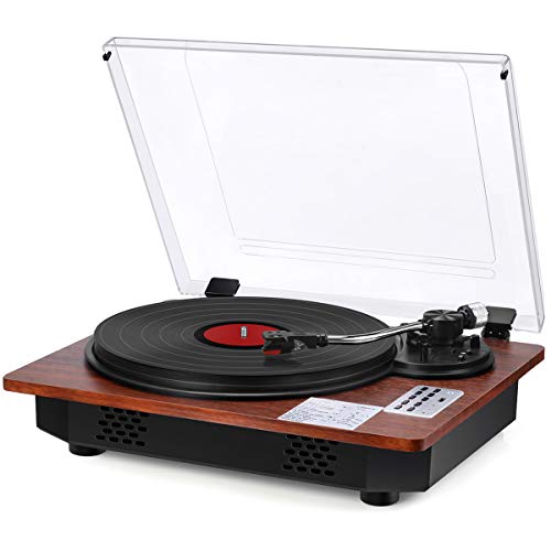 lp player with speakers