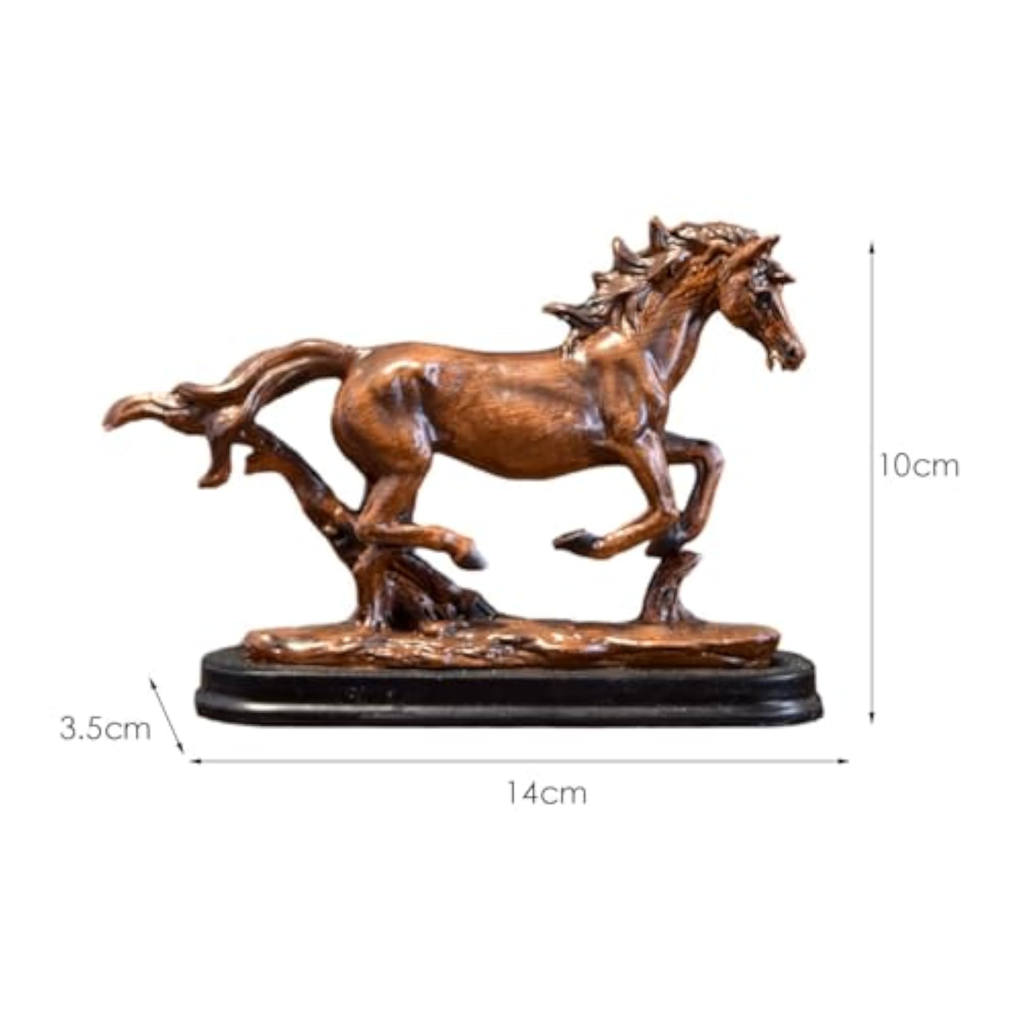 Practical Bedside Table with Sculpture Figurine Artwork