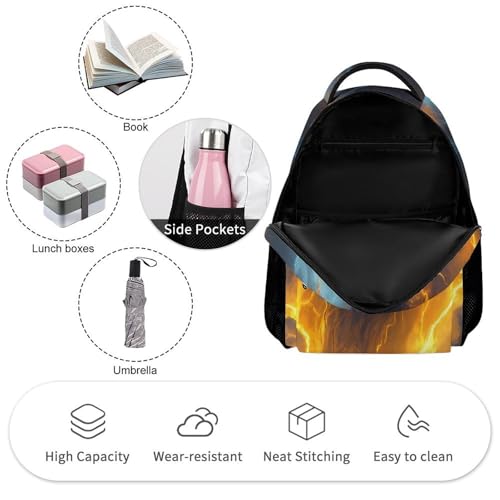 God Hades Greek Mythology Casual Backpack Travel Laptop Cute Basic Shoulder Bag for Work Women & Men3