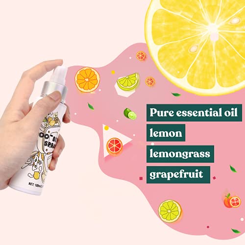 clean-n-fresh toilet spray 68 floz poo spray  up to 400 uses 100 natural plant essential oil citrus scent bathroom deodorizer