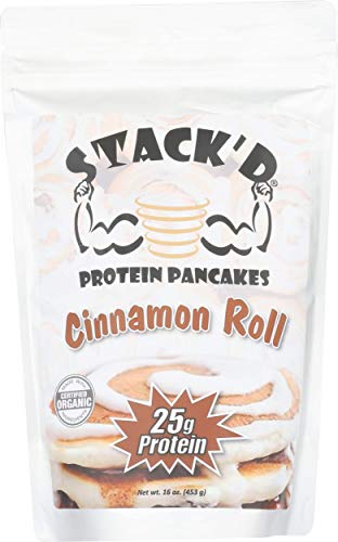 Stackd Nutrition, Mix Pancake Cinnamon Roll, 16 Ounce