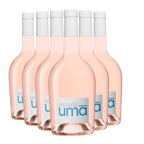 Pays d'Oc Apanage Uma Magnum rosado 2023 - Orgánico - Domaine Uma - IGP - Languedoc Rosellón - Francia - Variedades de uva Merlot,Cinsault,Syrah - 6x150cl